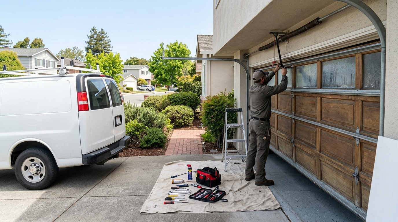 Peninsula Maintenance for Redwood City Garage Doors service photo