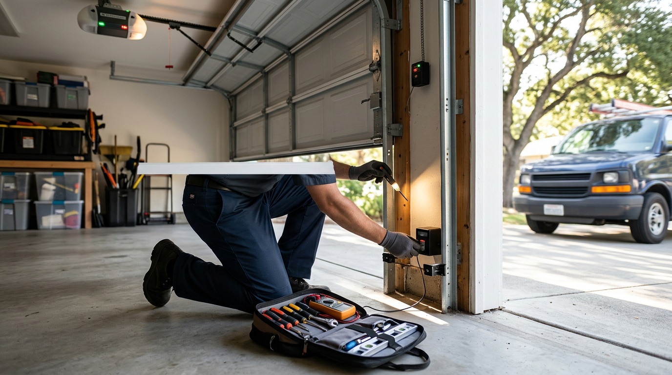 Garage Door Safety Sensor Guide service photo
